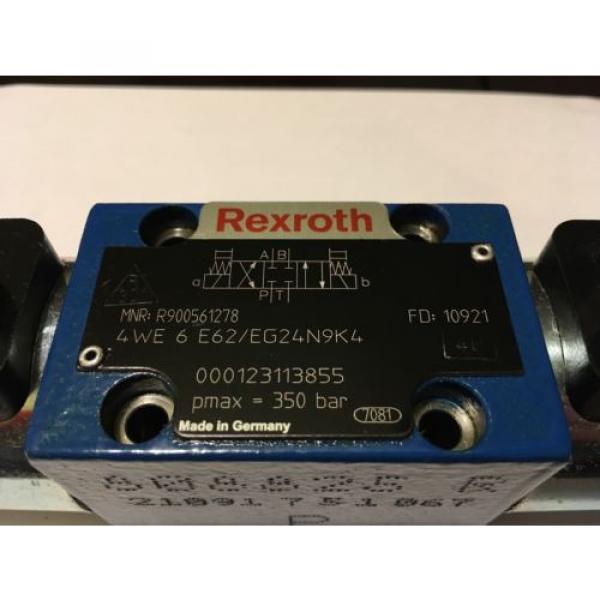 REXROTH Hydraulic VALVE 4WE 6 E62/EG24N9K4 R900561278 #2 image