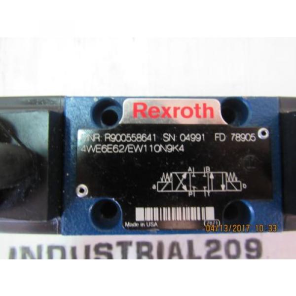 REXROTH 4WE6E62/EW110N9K4 HYDRAULIC VALVE NEW #3 image