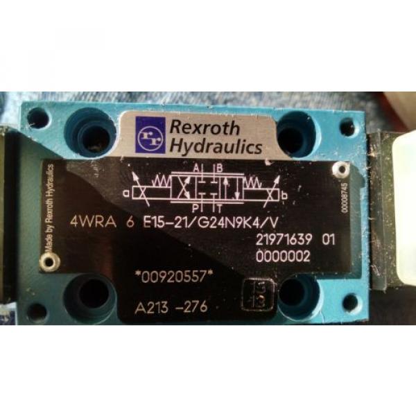 Rexroth hydraulics 4WRA 6 E15-21/g24n9k4/v #2 image