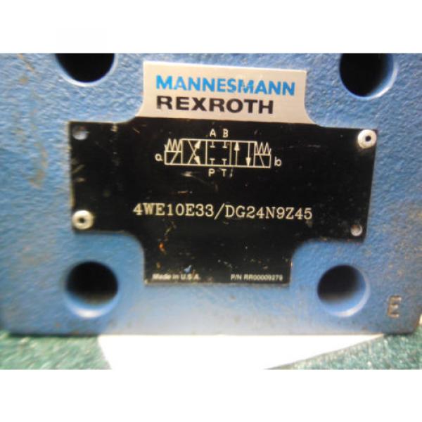 NEW REXROTH DIRECTIONAL VALVE # 4WE10E33/DG24N9Z45 #3 image