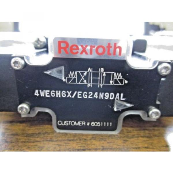 NEW REXROTH HYDRAULIC DIRECTIONAL CONTROL VALVE 4WE6H6X/EG24N9DAL #2 image