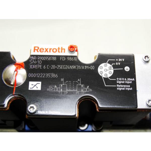 Rexroth  R900958788 / 3DREPE 6 C-20=25EG24N9K31/A1M=00  + R900755997 Invoice #2 image