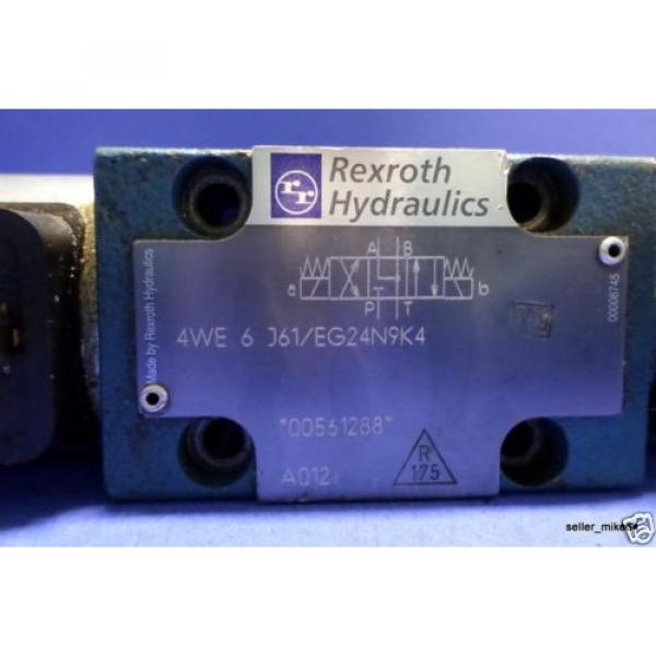 REXROTH 4WE-6-361/EG24N9K4 HYDRAULIC DIRECTIONAL CONTROL VALVE #2 image