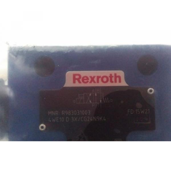 4WE10D3X/CG24N9K4  BOSCH REXROTH R983031003 DIRECTIONAL CONTROL SOLENOID VALVE #2 image