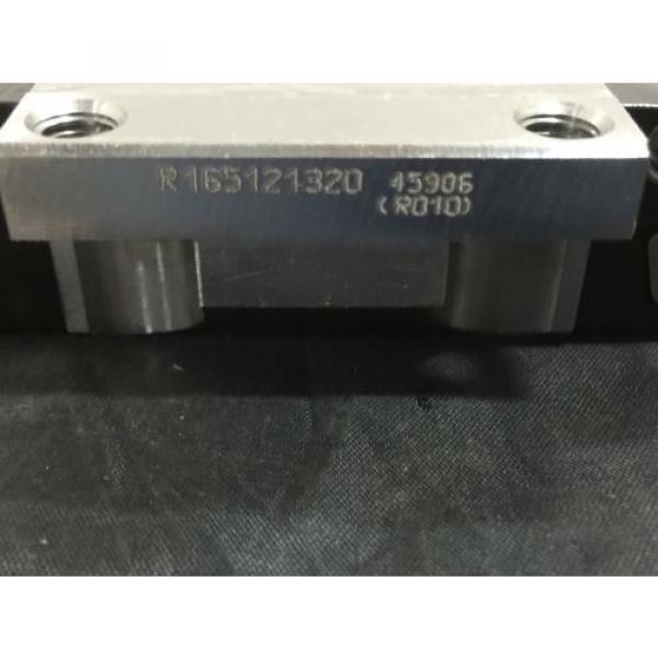 NEW REXROTH GUIDE RAIL RUNNER BLOCK BALL CARRIAG PN# R165121320 #3 image