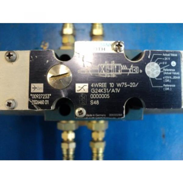 REXROTH SERVO VALVE MODEL 4WREE10W75-20 #2 image