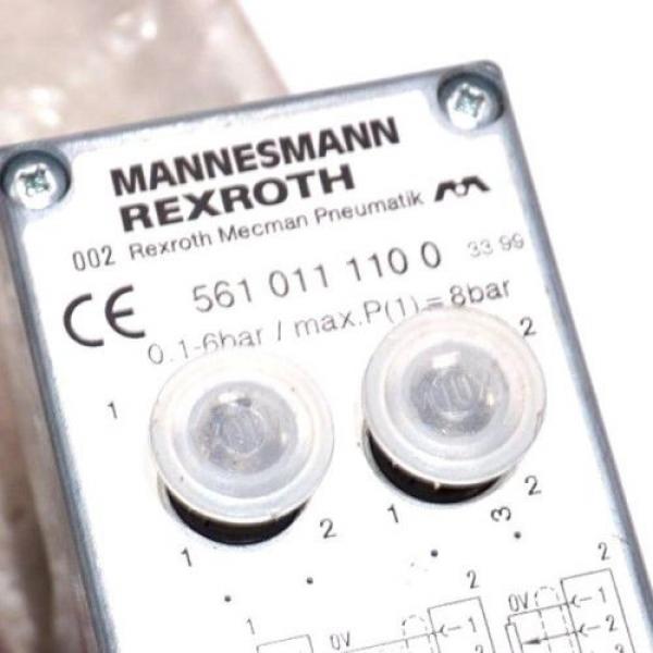 NEW MANNESMANN REXROTH 561-011-110-0 HYDRAULIC VALVE 5610111100 #2 image