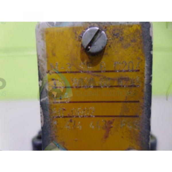 REXROTH M-3 SE 6 C20/315 W120-60 NZ45 V/5 CONTROL VALVE *USED* #1 image