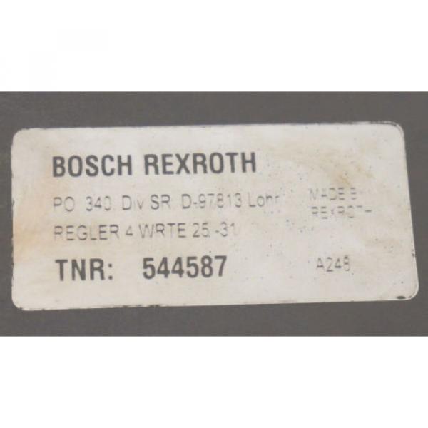 REXROTH 4WRTE25E1-350L-31 6BG24EZ31/M VALVE W/ R900544527, 4 WTRE 25-31 #6 image