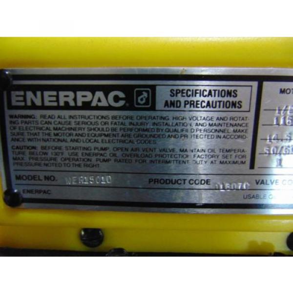 Enerpac Electric Hydraulic WER1501D Advance Retract With Remote Control Pump #9 image