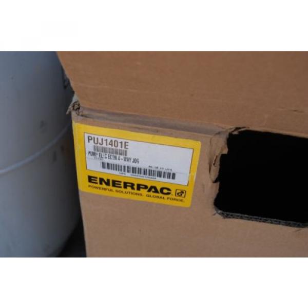 ENERPAC PUJ1401E HYDRAULIC 4 WAY VALVE new 230 volt Pump #9 image