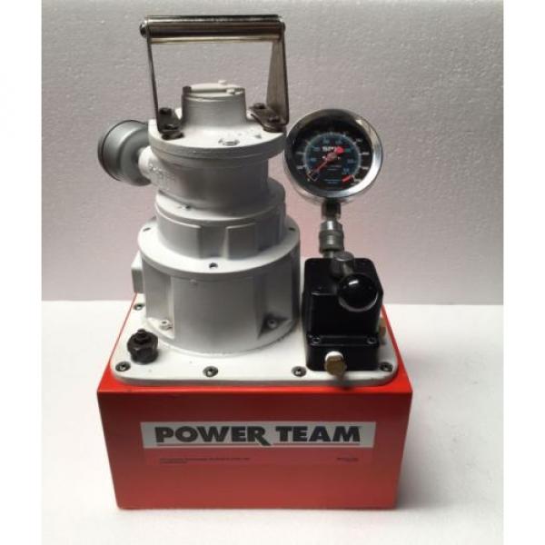 SPX Power Team PA554 Air Operated Pneumatic Power Pack 10,000 PSI/700 Bar Pump #1 image