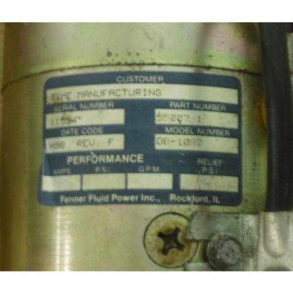 Time Manufacturing/ Fenner Hydraulic P/N550071. 1787*AC 12 VDC Pump #9 image