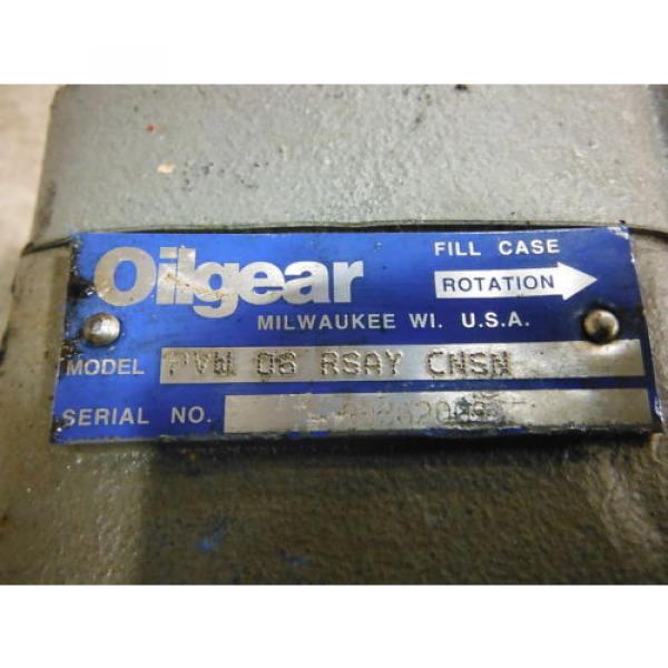 OILGEAR HYDRAULIC PVW 06 RSAY CNSN ~ USED Pump #5 image