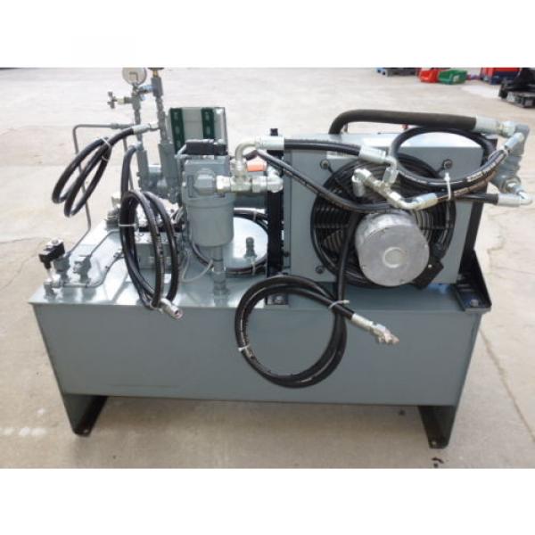 60GALLON HYDRAULIC POWER UNIT, 15 HP HYUNDAI MOTOR, PARKER , HEAT EXCHANGER Pump #9 image