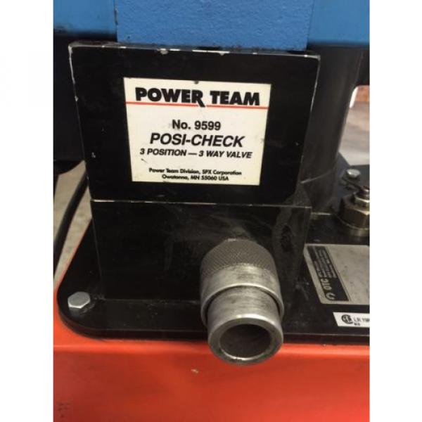 OTC POWERTEAM PE213S 10,000 psi HYDRAULIC single acting 1HP, 115/230v 1 ph Pump #6 image