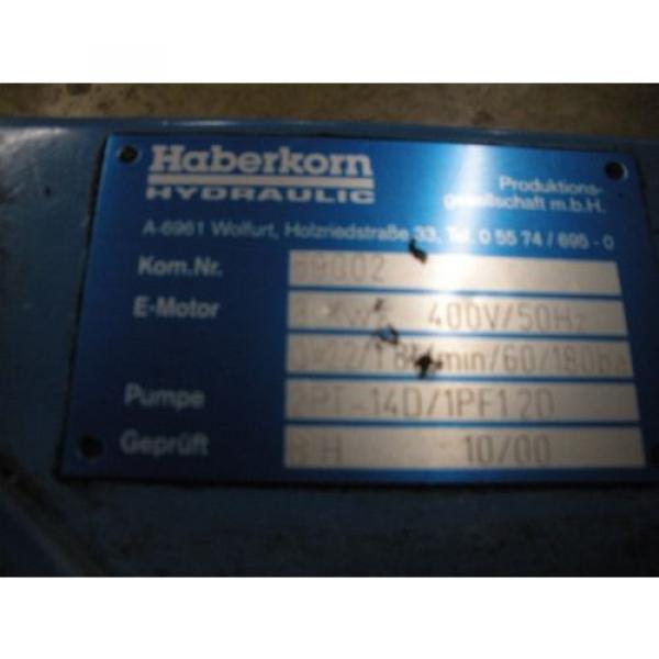 Haberkorn 59002 Hydraulic  3kw 400v 5.5amp Wien Motor Pump #4 image