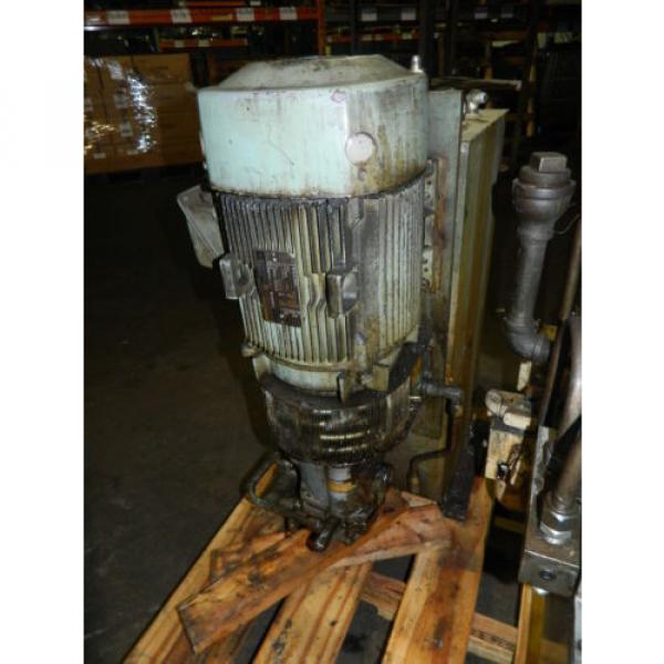 5 HP Hydraulic Unit w/ Vickers , Type# PVB15RSY31CM11, Vertical, Used Pump #2 image