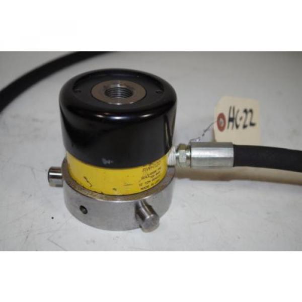 ENERPAC HYDRAULIC CYLINDER  RWH120 10,000PSI  12TON CYLINDER  CODE: HC22 Pump #5 image