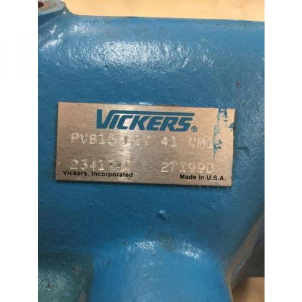 NEW VICKERS 2341745 HYDRAULIC PVB15 LSY 41 CM12 Pump #2 image