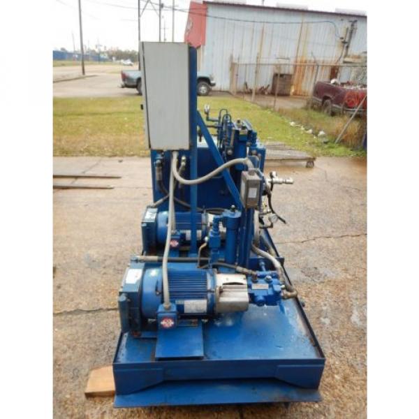 Hydradyne Hydraulic Unit 3 Hp 50 Gallon PV6 Heat Exchanger 208230/460V Pump #2 image