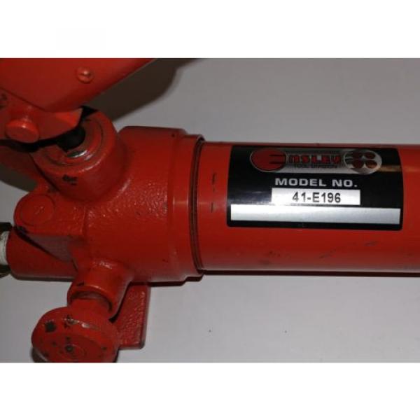 Ensley P41 E196 High Pressure Single Speed Hydraulic Hand  Pump #3 image