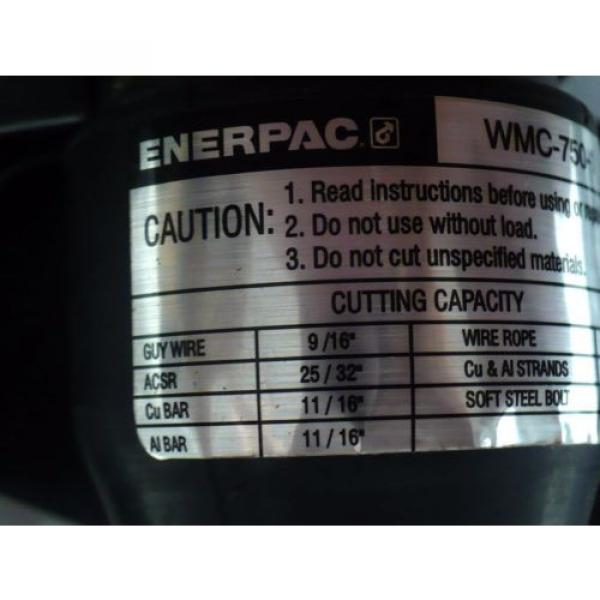 New ENERPAC WMC750 SelfContained Hydraulic Cutter, 10, 000 psi Free Shipping Pump #6 image