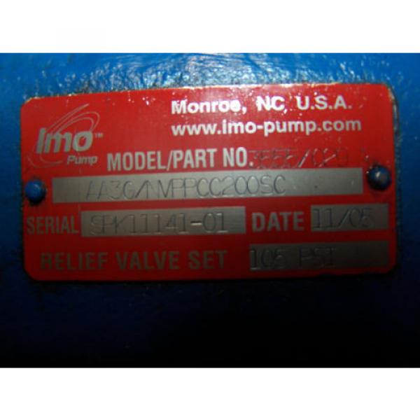 NEW IMO 3&#034; SUCTION 2&#034; DISCHARGE HYDRAULIC  AA3G/NVPPCC200SC  Pump #7 image