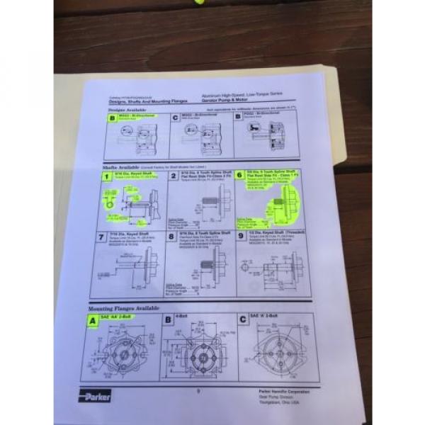 Parker hydraulic motor MGG20025 Pump #5 image