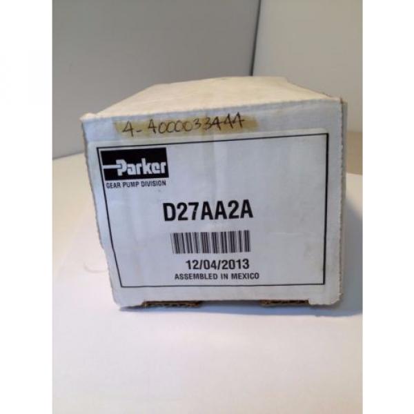 FREE SHIPPING Parker Gear D27AA2A NIB Pump #6 image