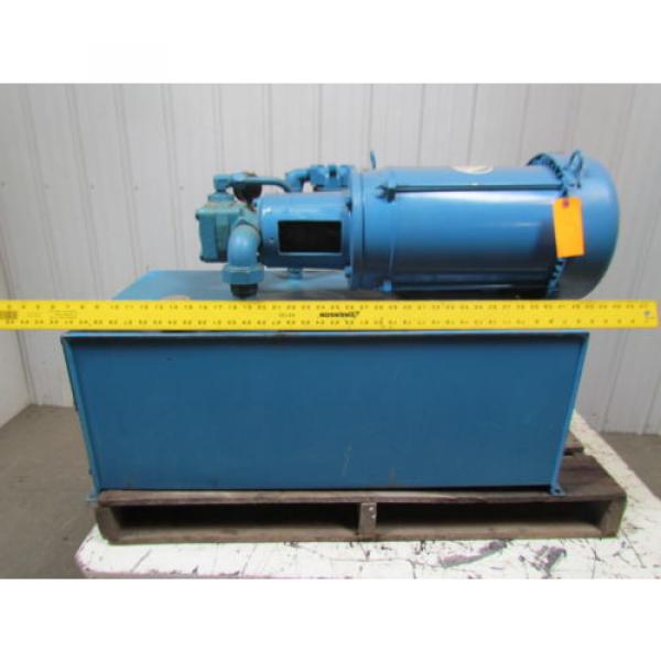 Vickers V201P7P1D11 Fixed Displacement 30 Gal Hydraulic Power Unit 10HP 3PH Pump #1 image