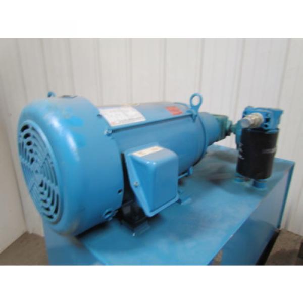 Vickers V201P7P1D11 Fixed Displacement 30 Gal Hydraulic Power Unit 10HP 3PH Pump #3 image