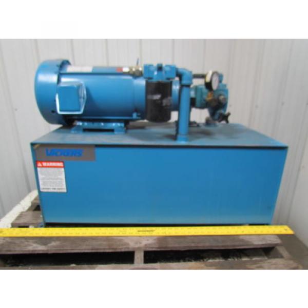 Vickers V201P7P1D11 Fixed Displacement 30 Gal Hydraulic Power Unit 10HP 3PH Pump #4 image