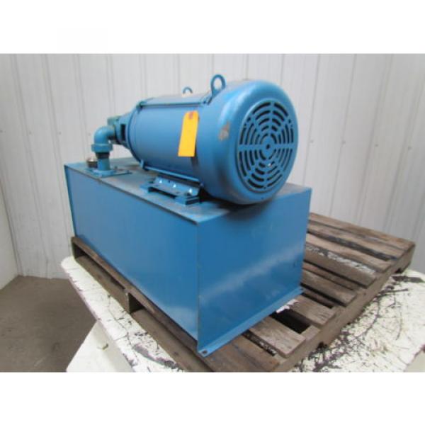 Vickers V201P7P1D11 Fixed Displacement 30 Gal Hydraulic Power Unit 10HP 3PH Pump #7 image