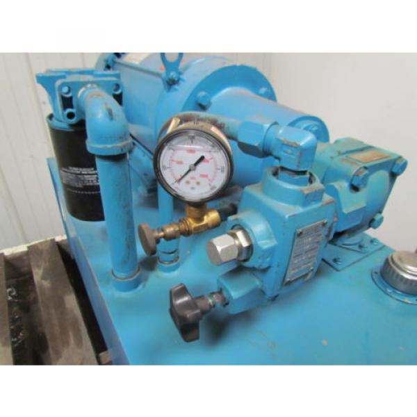 Vickers V201P7P1D11 Fixed Displacement 30 Gal Hydraulic Power Unit 10HP 3PH Pump #9 image