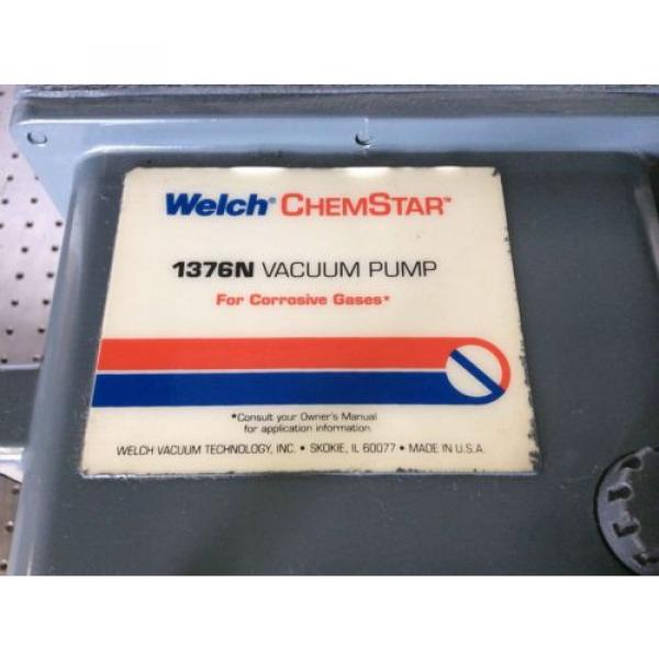 Welch 1376N Vacuum For Corrosive Gasses 1725 RPM Pump #4 image