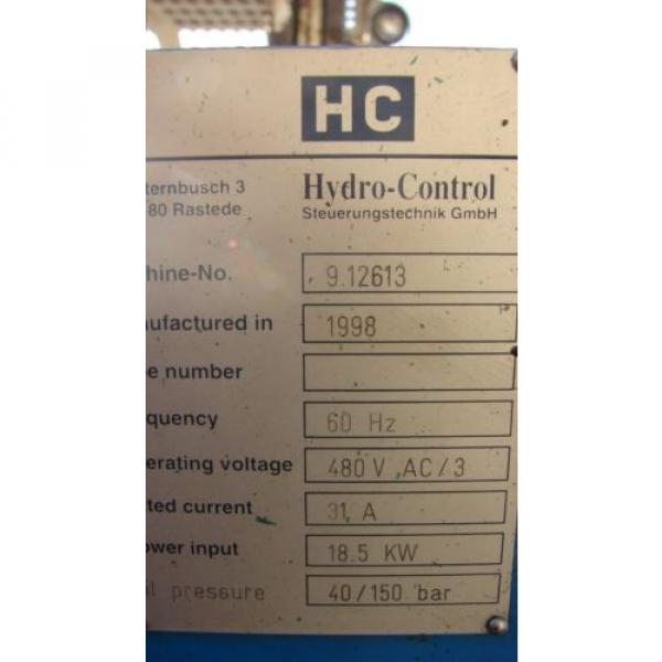 Hydraulic Power Pack 18.5KW 40/150bar 25hp. 2500 PSI Pump #4 image