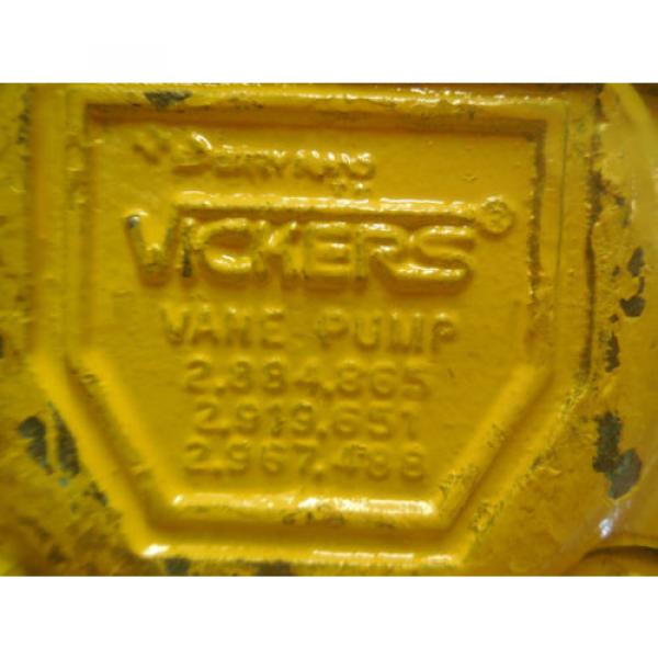 CATERPILLAR HYDRAULIC 1U2039 VICKERS F103525VQ30A Pump #4 image