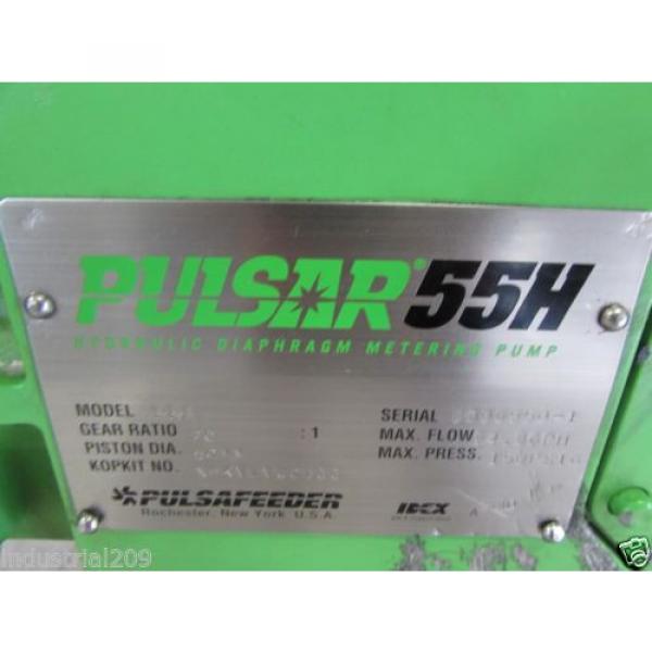 PULSAFEEDER PULSAR 55HL HYDRAULIC DIAPHRAGM METERING NEW Pump #5 image