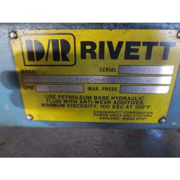 D/R Rivett GP2115 1400 Max Pressure Hydraulic  Pump #5 image