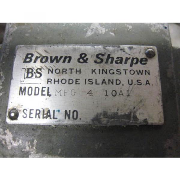 BROWN &amp; SHARPE MFG SERIES PRESSURE REDUCING HYDRAULIC 10,000 PSI TO 4,000  Pump #12 image