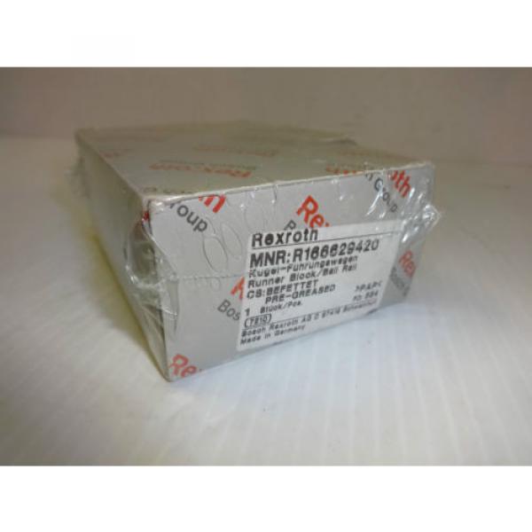 NEW R166629420 Bosch Rexroth Runner Block Ball Rail - Germany #11 image