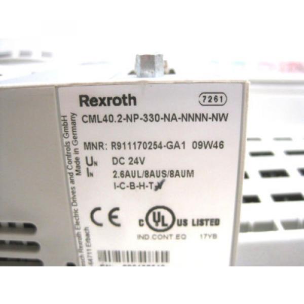 REXROTH CML40.2-NP-330-NA-NNNN-NW INDRACONTROL L40 CML402NP330NANNNNNW #2 image