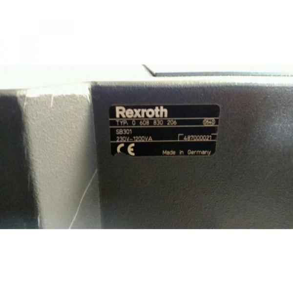 REXROTH SB301 230V-1200VA SERVO CONTROLLER SYSTEM 0 608 830 206 #5 image