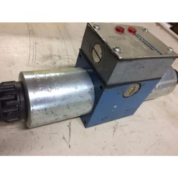 MANNESMANN REXROTH HYDRAULIC SOLENOID VALVE, 4WE10D31/0FCG24N9DK24L #5 image