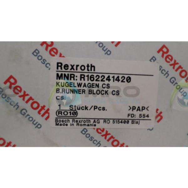 REXROTH R162241420 RUNNER BLOCK *NEW IN BOX* #1 image