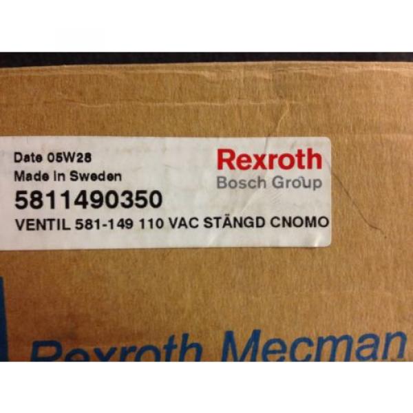 REXROTH BOSCH GROUP , ventil VALVE 5811490350 (GF-16273) #4 image