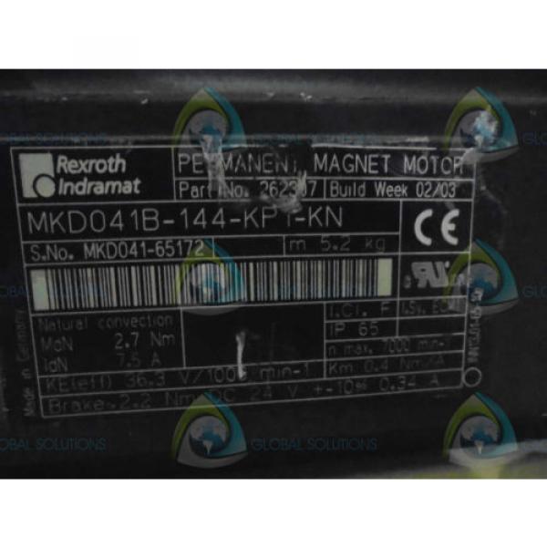 REXROTH INDRAMAT MKD041B-144-KP1-KN SERVO MOTOR *NEW NO BOX* #1 image