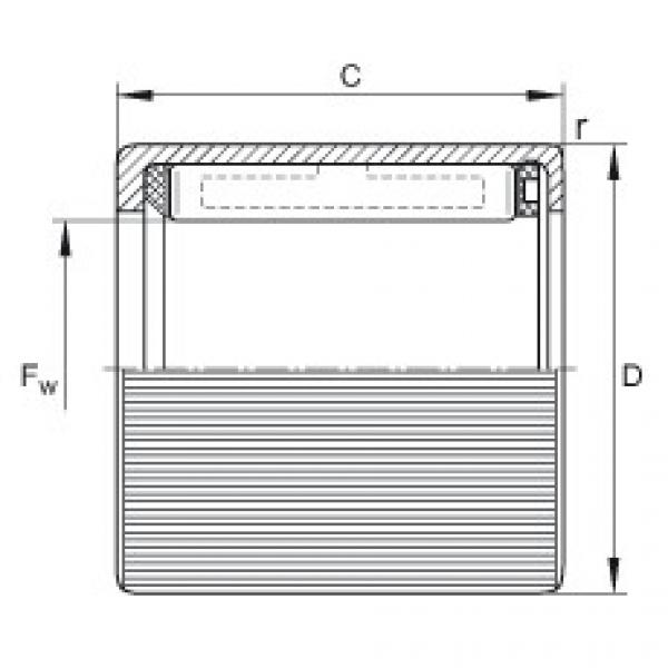 Drawn cup roller clutches - HF0612-KF-R #1 image