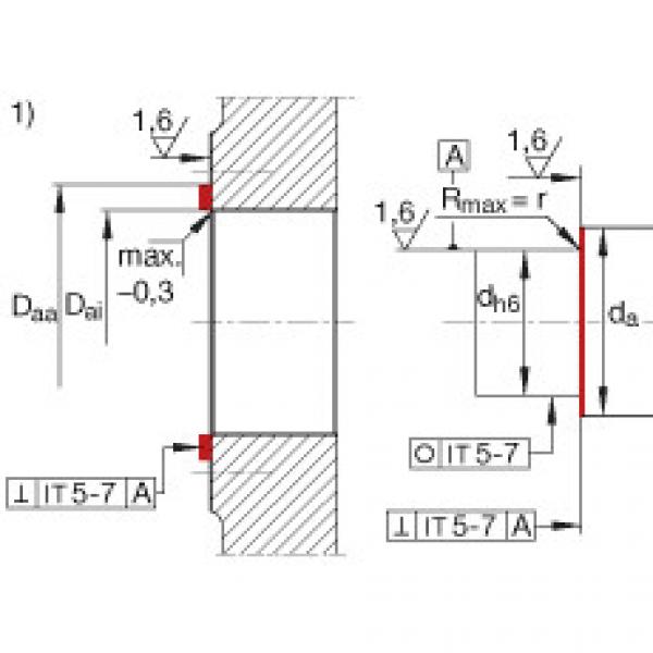 Angular contact ball bearing units - ZKLR0828-2Z #3 image